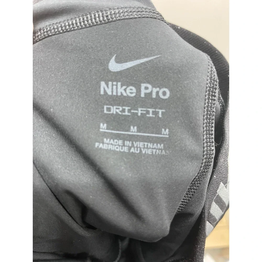 Nike Pro Dri-FIT Women Black 3 Inch Compression Athletic Training Shorts Medium